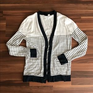 Striped BDG Cotton Cardigan (Urban Outfitters)